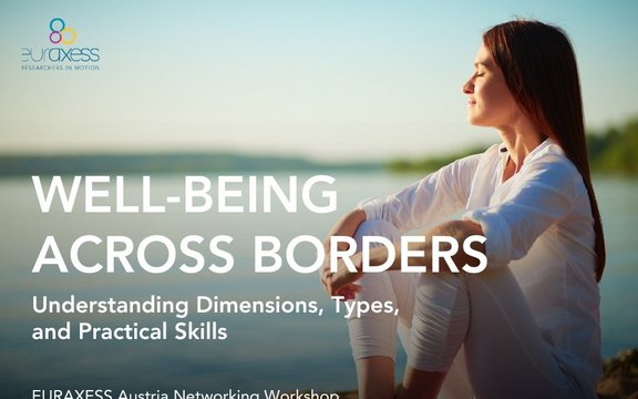 Frau sitzt am Ufer eines Sees und blickt in die Ferne