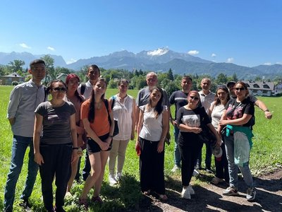 Fieldwork during the training in July, 2022 at PLUS, Salzburg