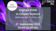 Schrift: Digitale Ethik in Citizen Science 