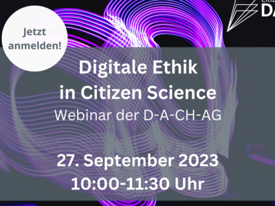 Schrift: Digitale Ethik in Citizen Science 