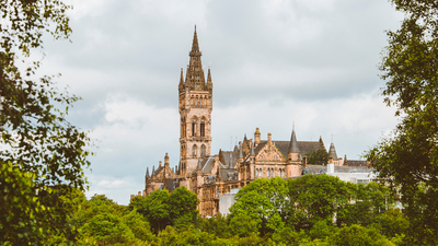 Ein Foto von der Universität Glasgow. 