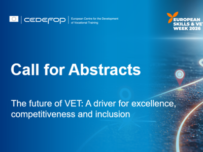 Call for Abstracts: Grafik mit blauem Hintergrund