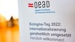 OeAD Logo mit Bildunterschrift zum Bologna-Tag 2022