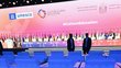  View of the podium from the place for Austria at the UNESCO World Conference