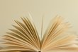Aufgeschlagenes Buch von der Seite 