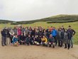 Group picture of scholars and OeAD staff on Schneeberg Hiking Tour