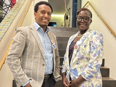 Caroline Paparu and Hafte Tesfay 