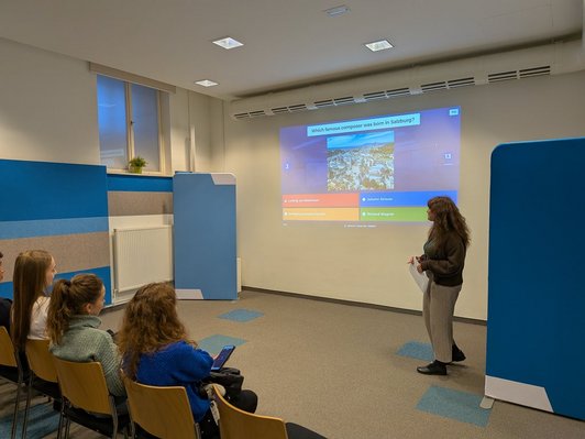 Photo of a Kahoot Quiz about Austria