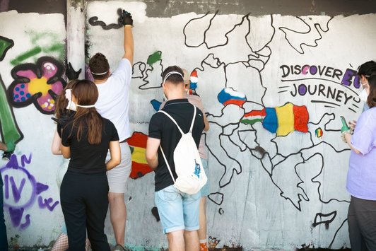 Gruppe junger Menschen 