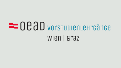 OeAD Vorstudienlehrgang Schriftzug auf deutsch