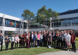 Group picture at Google