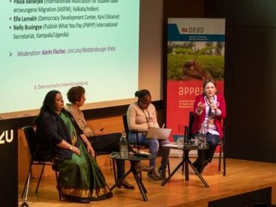 Podiumsdiskussion bei Entwicklungstagung