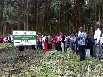 opening ceremony of test plot