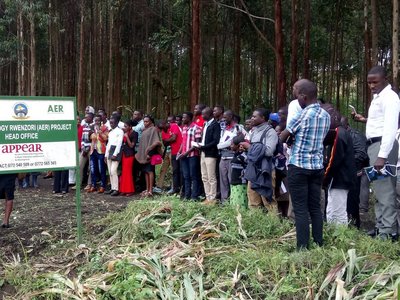 opening ceremony of test plot