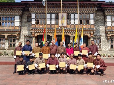 Group picture of 10-week Certificate Course in Timber Engineering on February 17, 2025