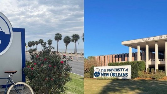 Der UNO Campus am Lake Pontchartrain im Norden der Stadt 