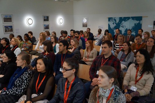 Blick auf das Publikum bei den Alumni Talks