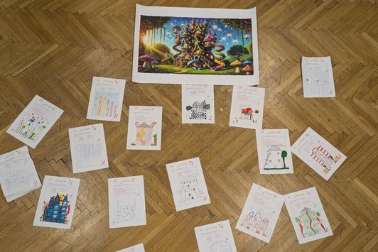 verschiedene gemalte Bilder