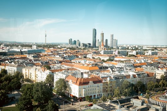 Ausblick über Wien 