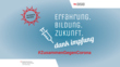 #ZusammenGegenCorona auf einem Plakat