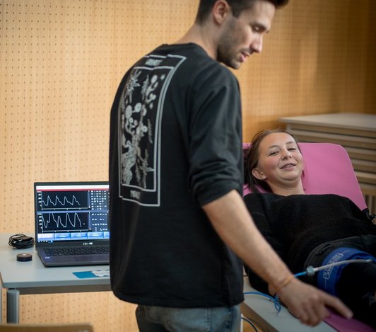 EKG einer Schülerin