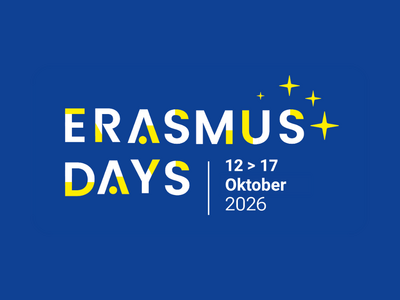 Erasmus Days 12 bis 17 Oktober 2026 Schriftzug 