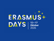 Erasmus Days 12 bis 17 Oktober 2026 Schriftzug 