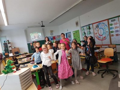 Gewinnerklasse der eTwinning-Preisverleihung 2020