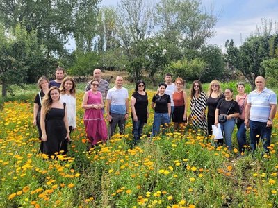 group photo of project team