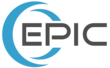 EPIC-Logo: Wortlaut mit blauem Kreis