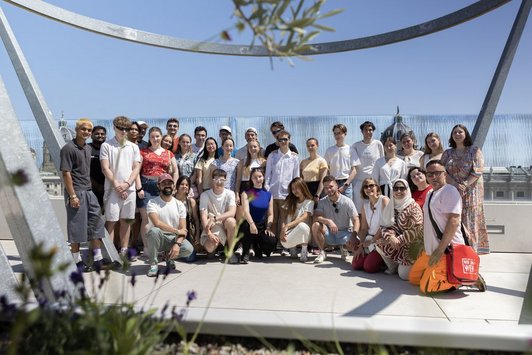 Gruppe junger Menschen 