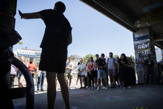 Gruppe junger Menschen 