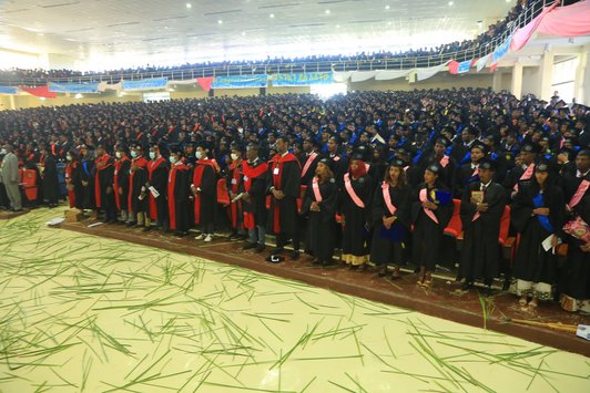 graduation ceremony at Debre Markos University