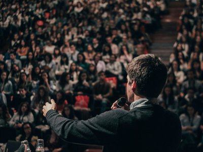 Vortrag mit Publikum