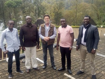 Group of men posing for a group picture