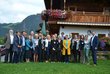 Group photo of Fischler, Zotti, Gesslbauer, Fried with heads of European mobility agencies at the European Forum Alpbach 2017.