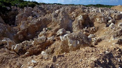 Phosphate rock mining