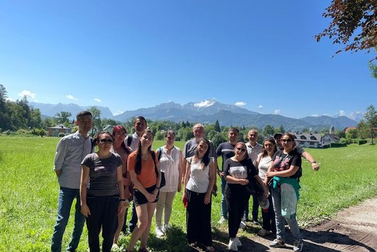 Fieldwork during the training in July, 2022 at PLUS, Salzburg. ©