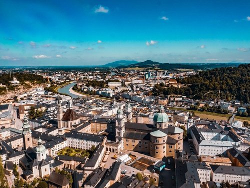 Salzburg von oben