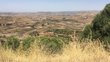 View on fallow land in Ethiopia, prepared for a reforestation project