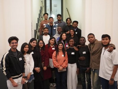 Erhard Busek-Stipendiat/innen beim Welcome Event im Oktober 2025