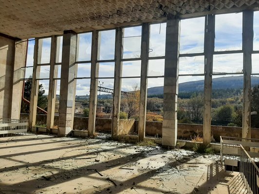 Abandoned space in Armenian city