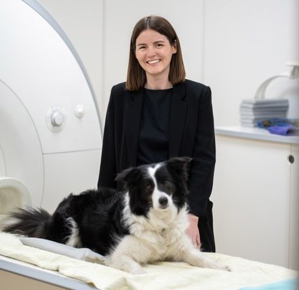 Magdalena Boch mit Hund