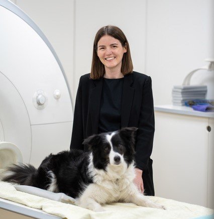 Magdalena Boch mit Hund