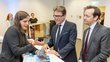 Education and Science Minister Martin Polaschek visits the OeAD