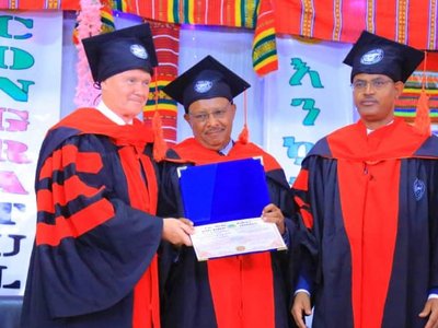 awarding of honorary doctorate