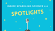 Banner mit Aufschrift: Inside Sparkling Science 2.0 Spotlights