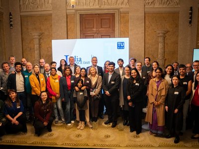 Gruppenfoto Teilnehmer am India Science Day an der TU Wien