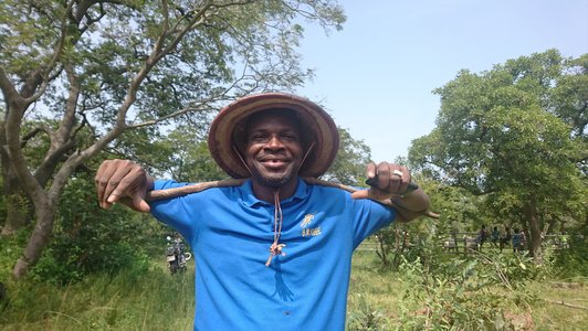 portrait of man smiling 