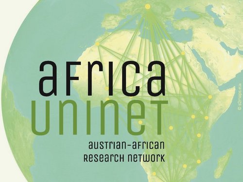 Logo of Africa-UniNet with map in the background